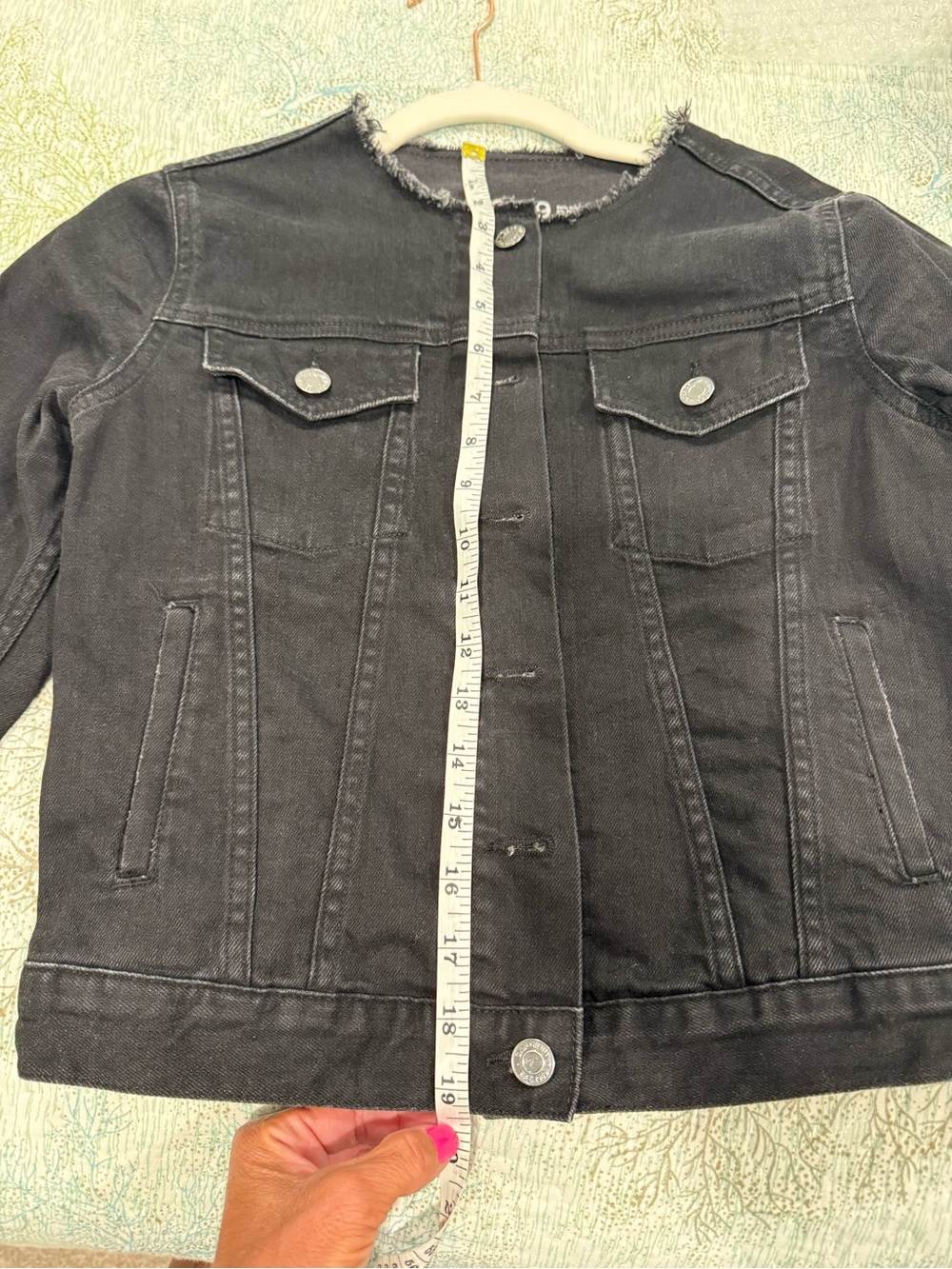 GAP Black Denim Jean Jacket - Picture 6 of 10